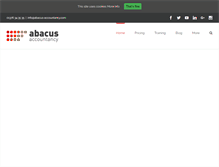 Tablet Screenshot of abacus-accountancy.com